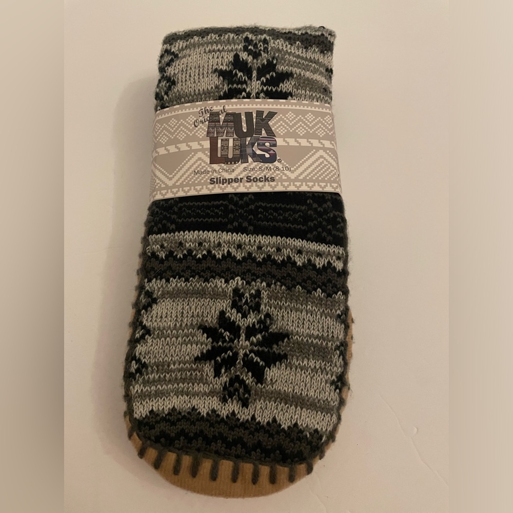 The Original Muk Luks Slipper Sock Size S/M(8-10)